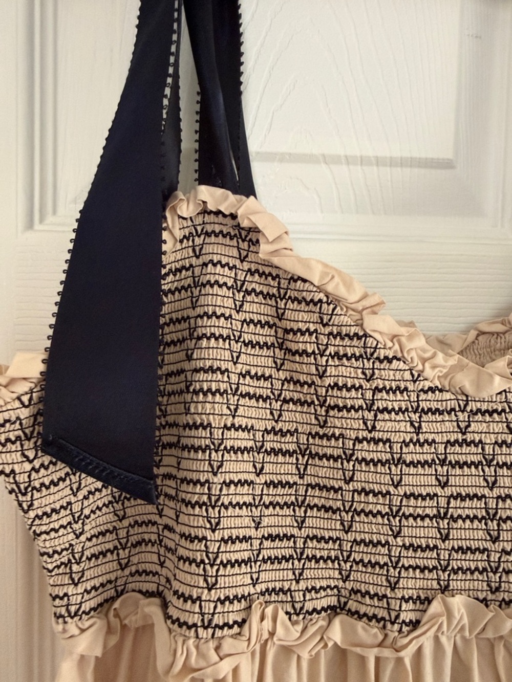 Free People Bluebell Patchwork Maxi Dress in Vacation Sand - Picture 8 of 10